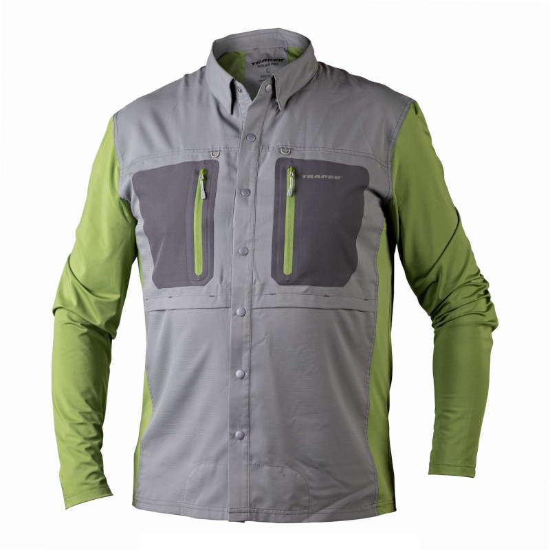Traper Fly Koszula Solar Pro Light Kiwi/Grey L-59890