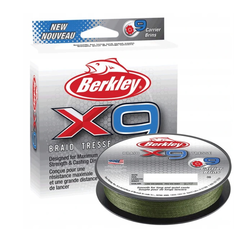 Berkley Plecionka X9 Low-Vis Green 150m 0.08mm-32296