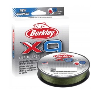Berkley Plecionka X9 Low-Vis Green 150m 0.10mm