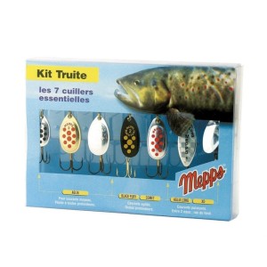 Mepps Zestaw błystek na pstrąga 7 sztuk