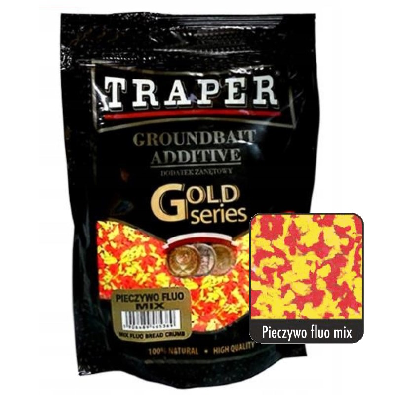 Traper Dodatek zanętowy Pieczywo Fluo Mix 400g-45946