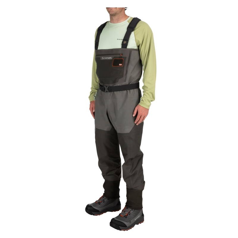 Simms G3 Guide Stockingfoot Gunmetal LL 12-13-33773