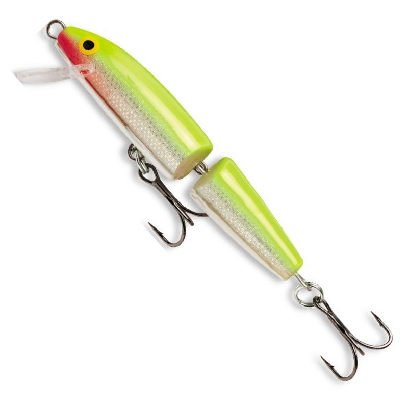 Rapala Jointed Silver Fluorescent Chartreuse 11-434