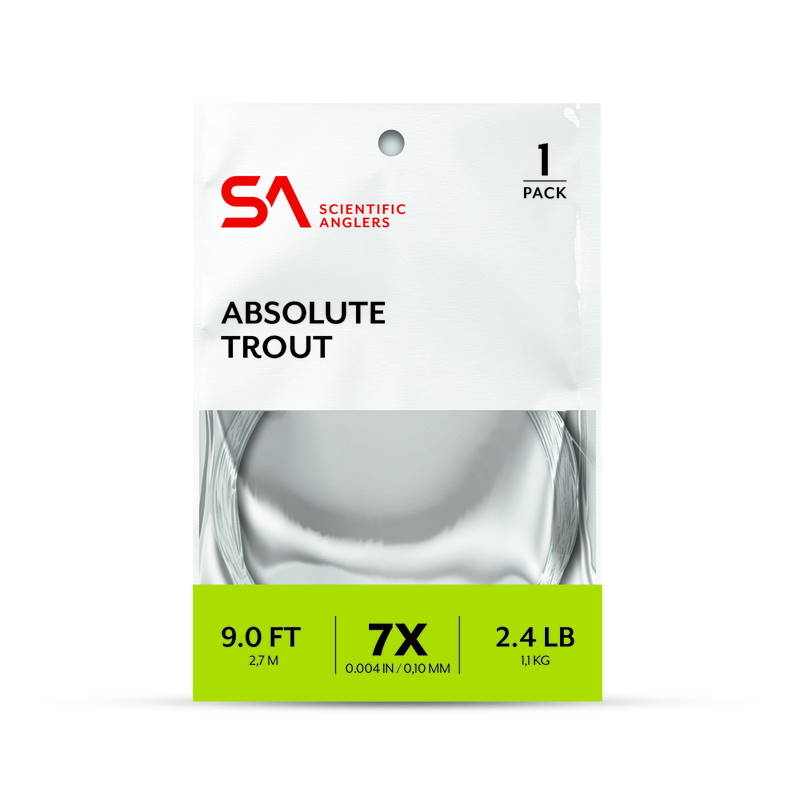 Scientific Anglers Absolute Trout Leader 9' 3X .20-20445