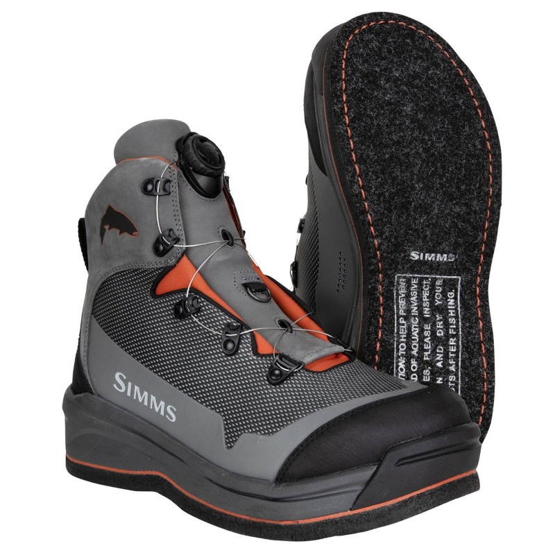 Simms Guide BOA Boot Felt Slate 9-33931