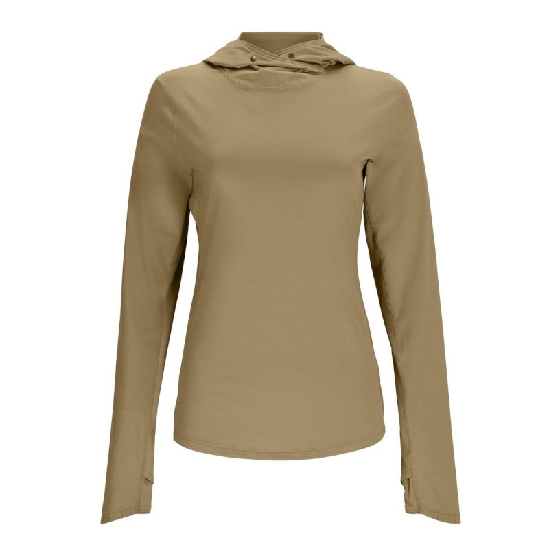 Simms Wms BugStopper SolarFlex Hoody Bay Leaf L-59431