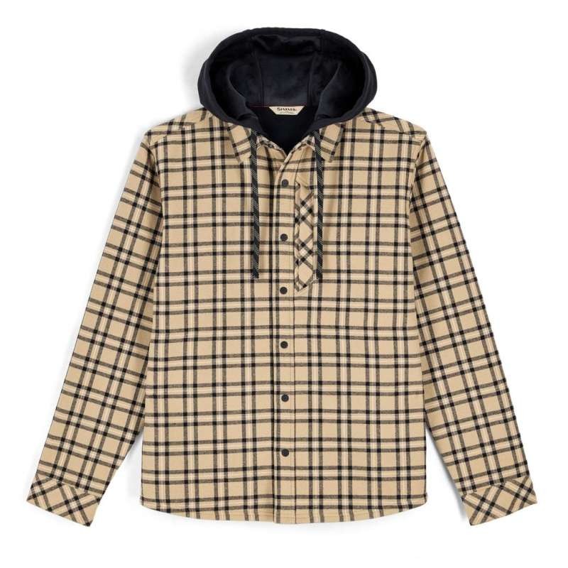 Simms Coldweather Hooded Shacket Wakemup Cork XL-61804