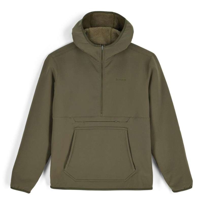 Simms Strata 330 Half-Zip Hoody Loden M-62816