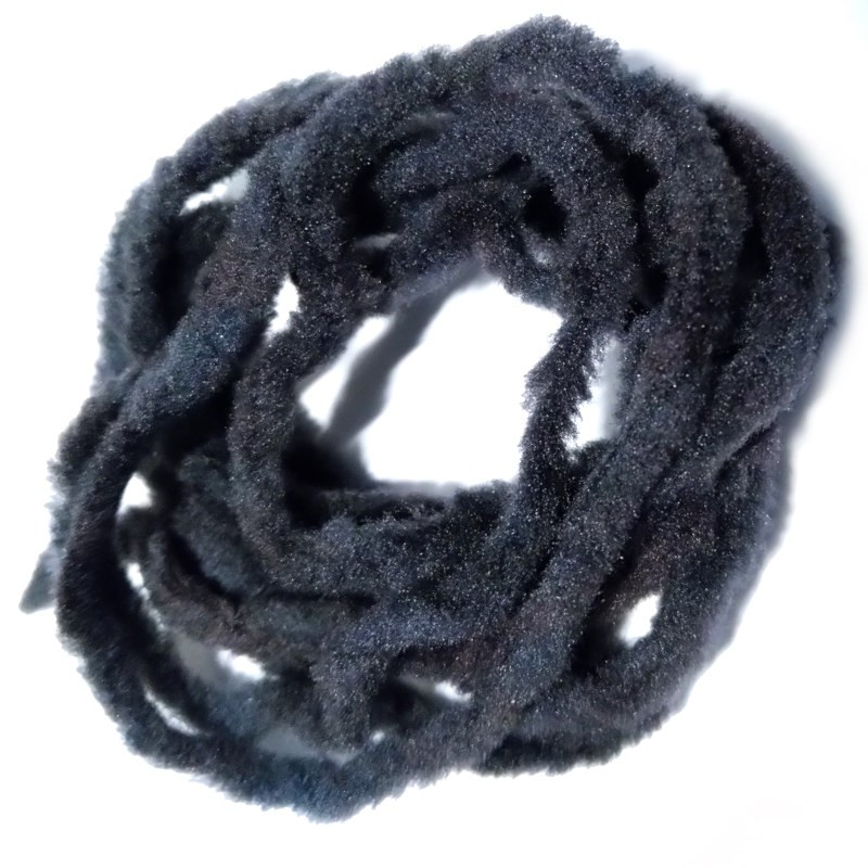 Soldarini Egg's Chenille Black 8mm-58153