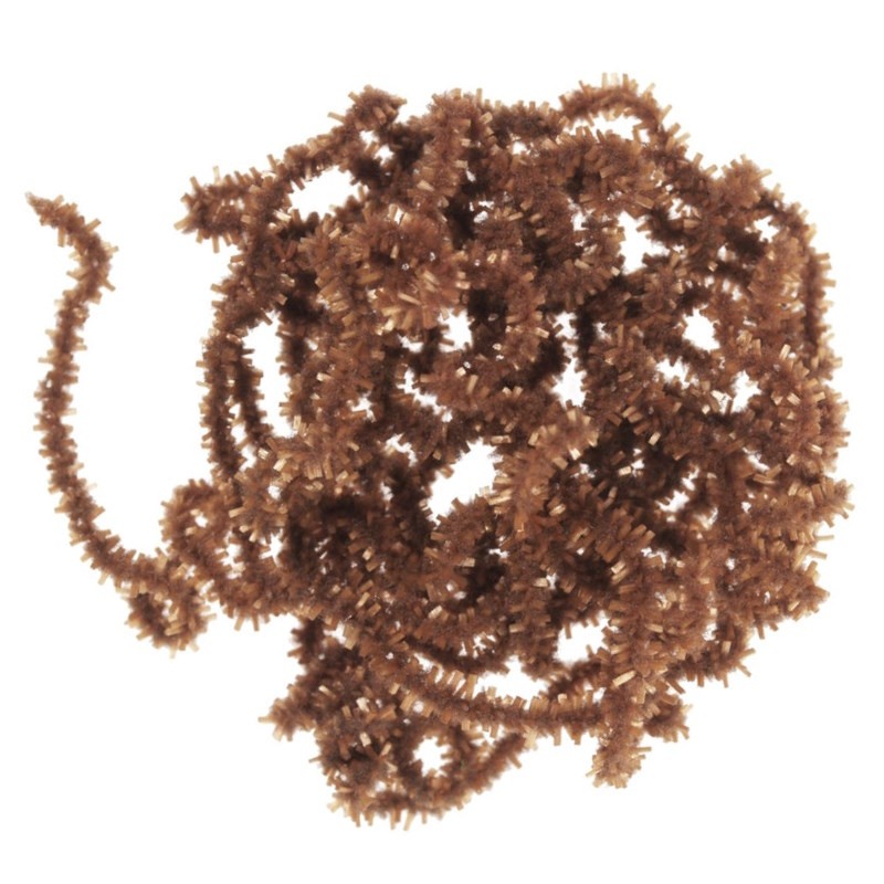 Soldarini Chewingum Chenille Worm Brown 3mm-57957
