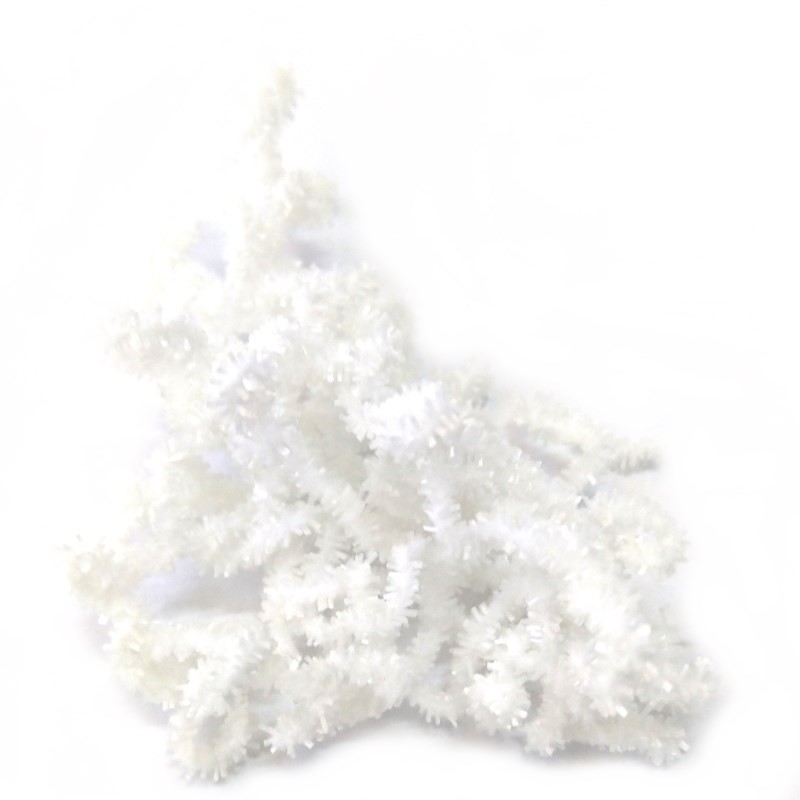 Soldarini Chewingum Chenille White 3mm -57958