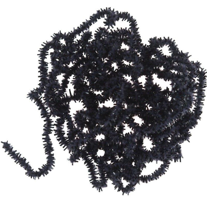Soldarini Chewingum Chenille Black 3mm -57953