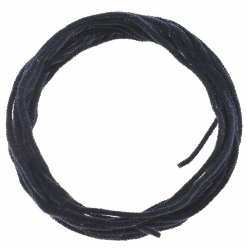 Soldarini Squirmy Chenille Black 1.5mm -52455