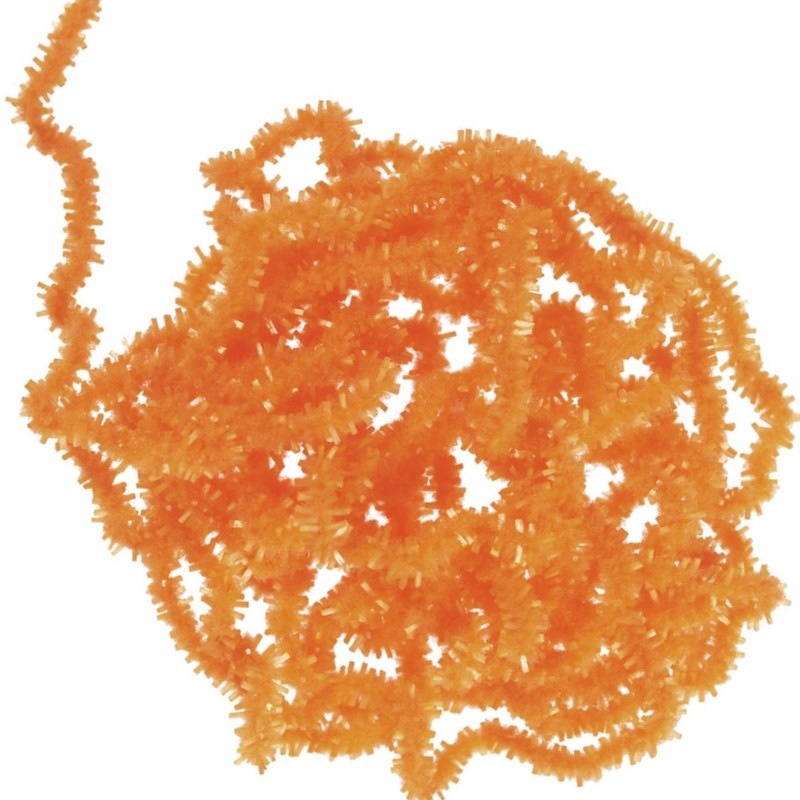 Soldarini Chewingum Chenille Fluo Orange 2mm -57972