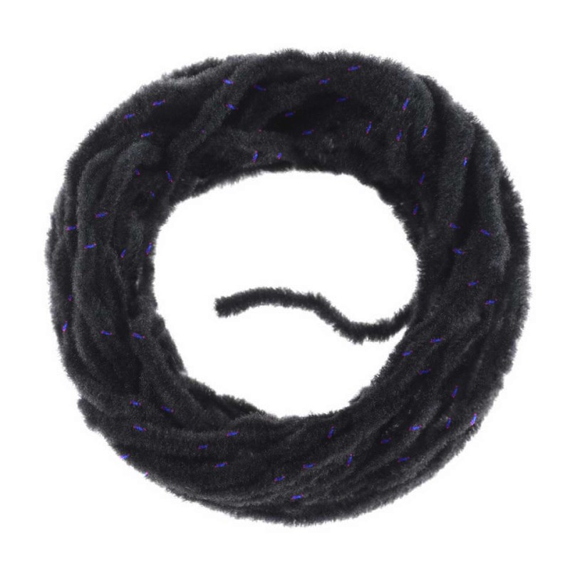 Soldarini Wormstasy Chenille UV Black 1.8mm-52436
