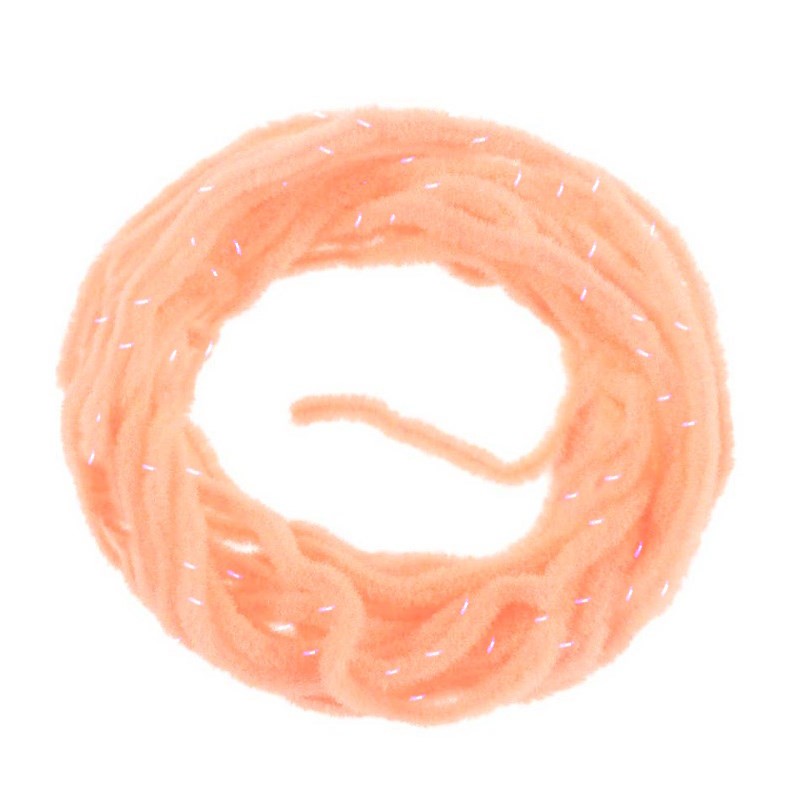 Soldarini Wormstasy Chenille UV Peach 1.8mm-52439