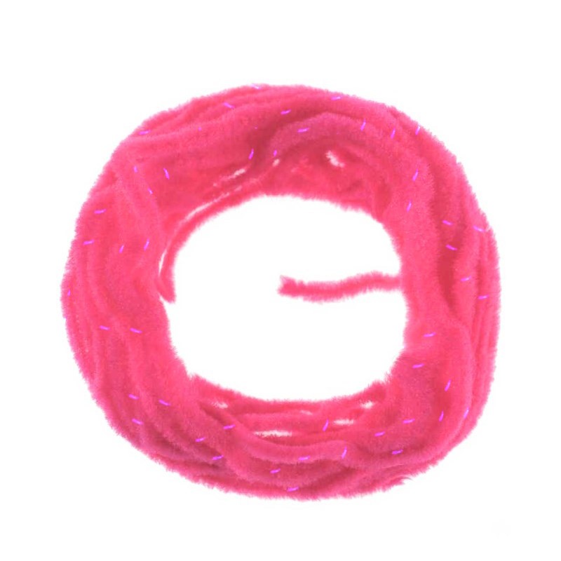 Soldarini Wormstasy Chenille UV Fluo Red 1.8mm-52449