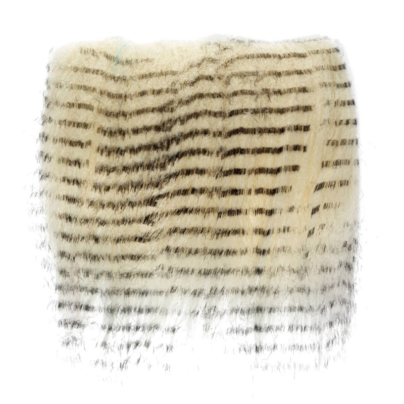 Soldarini Craft Fur Barred 6 golden olive black-53030