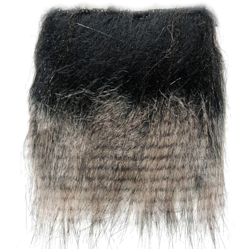 Soldarini Craft Fur Barred 10 grey black-53026