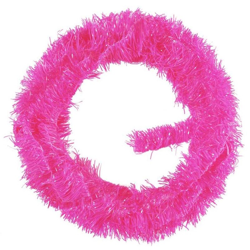 Soldarini Neon Blob Chenille fluo pink 15mm -52467