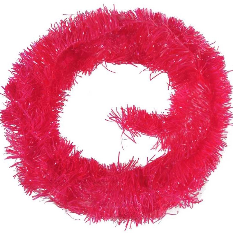 Soldarini Neon Blob Chenille fluo red 15mm -52468