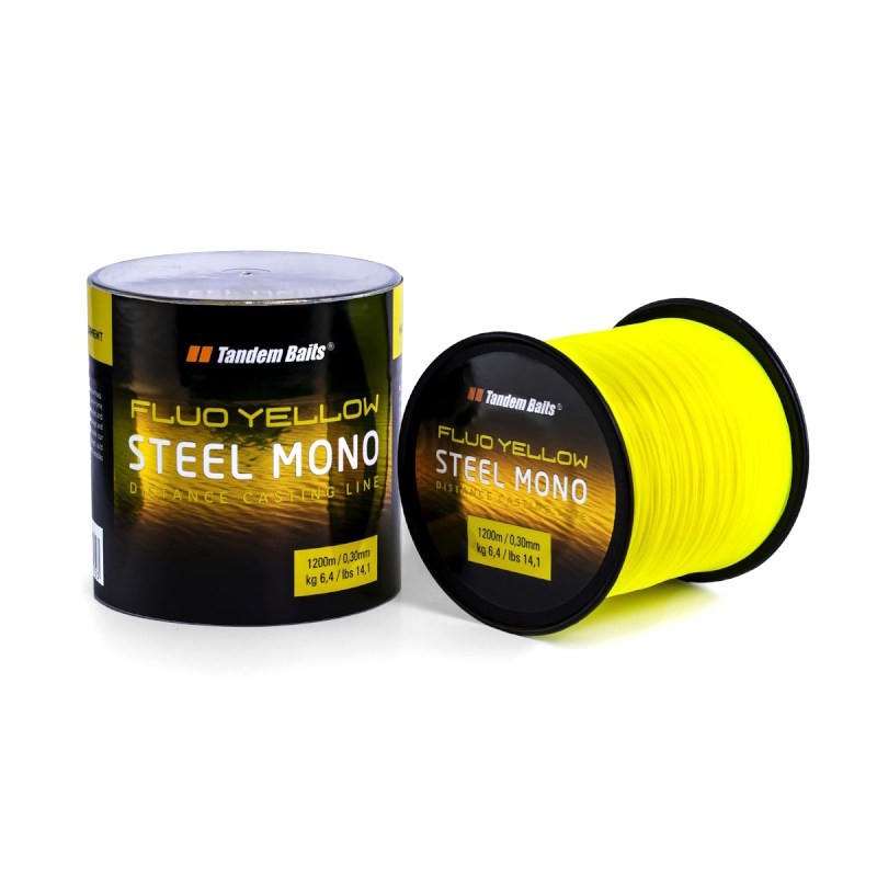 Tandem Baits Żyłka Steel Mono 600m Yellow 0.40mm-60215