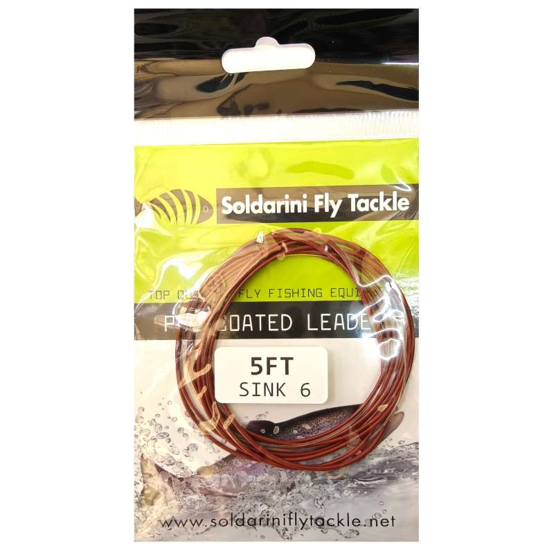 Soldarini Polycoated leader 5'ft Sinking 6-66111