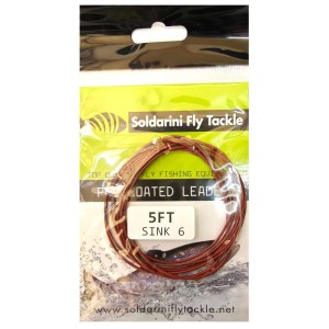 Soldarini Polycoated leader 5'ft Sinking 6