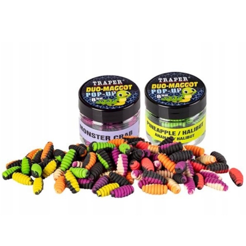 Traper Duo-Maggot Pop-up Wanilia/Halibut 8mm-57345