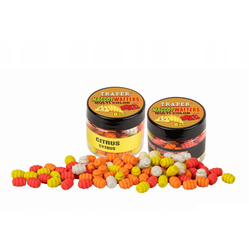 Traper Maggot Wafters Multi Truskawka 8mm-57361