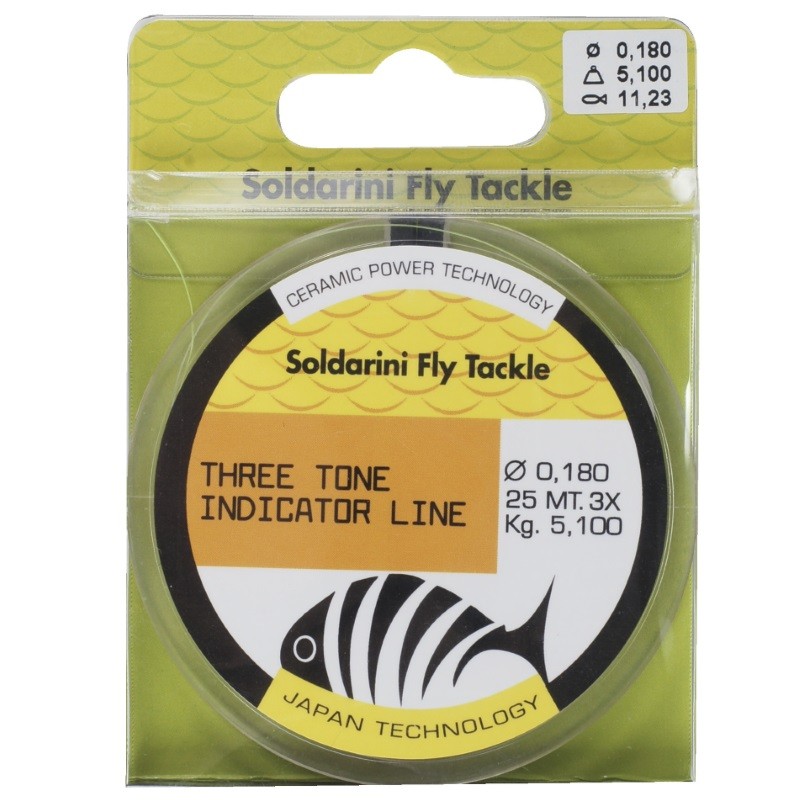 Soldarini Żyłka Three Tone White 25m 0.25mm-13708