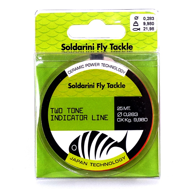 Soldarini Żyłka Two Tone Indicator Orng 0.30mm-2219