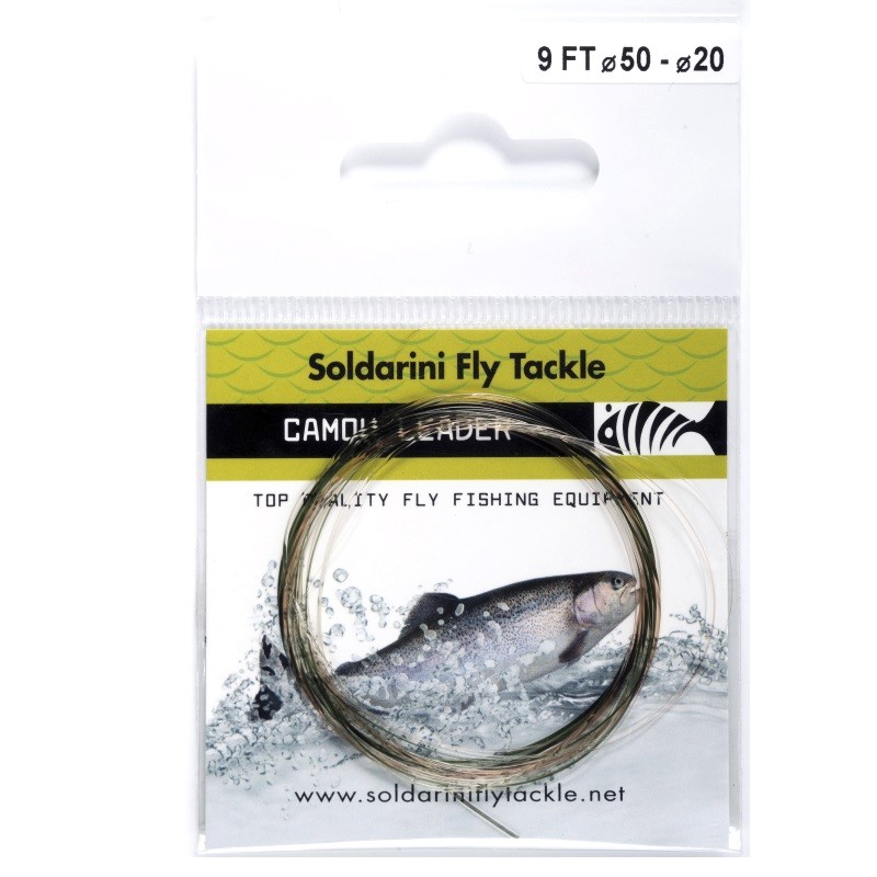 Soldarini Camou Leader 15ft 0.55-0.16mm-13731