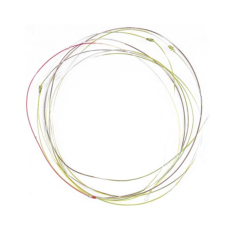 Soldarini Knotted Leader Camou 2.5m 0.2mm-13739