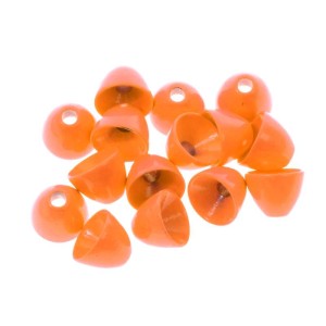 Taimen Brass Cone Heads Fluo Orange 12 szt. 4mm