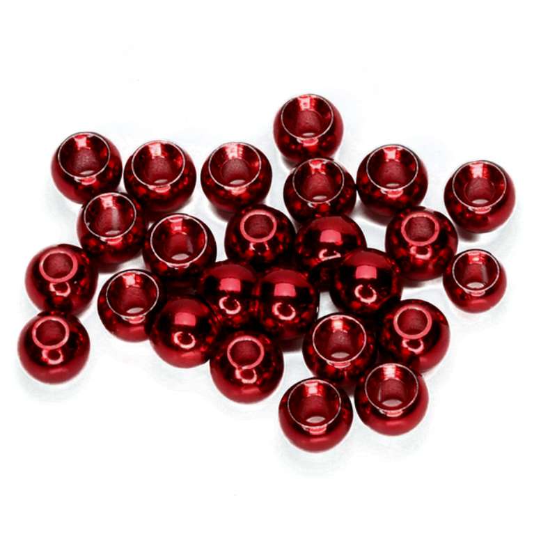 Taimen Brass Beads Metalic Bright Red 2.4mm-67196
