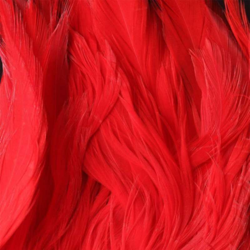 Taimen Cock Schlappen Fluo Red-66253