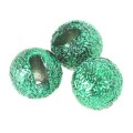 Taimen Tungsten Furrow Slotted Beads Green 3mm-67152