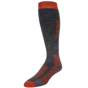 Simms Merino Midweight OTC Sock Carbon M