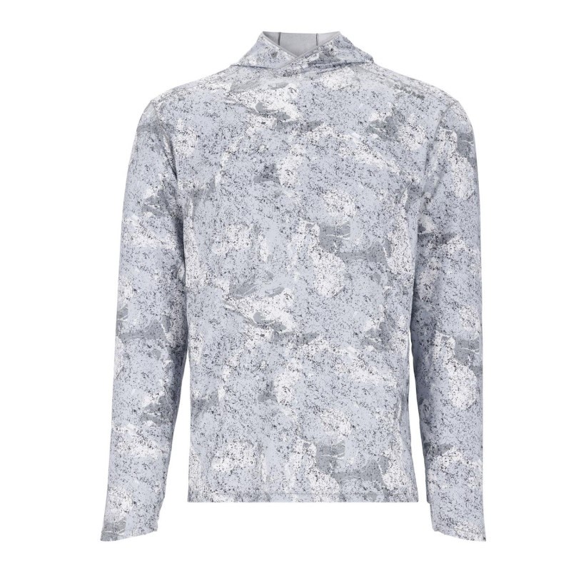 Simms Solarflex Hoody Back Eddy White XL-55567