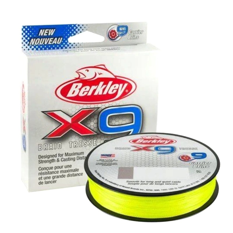 Berkley Plecionka X9 Flame Green 150m 0.25mm-39303