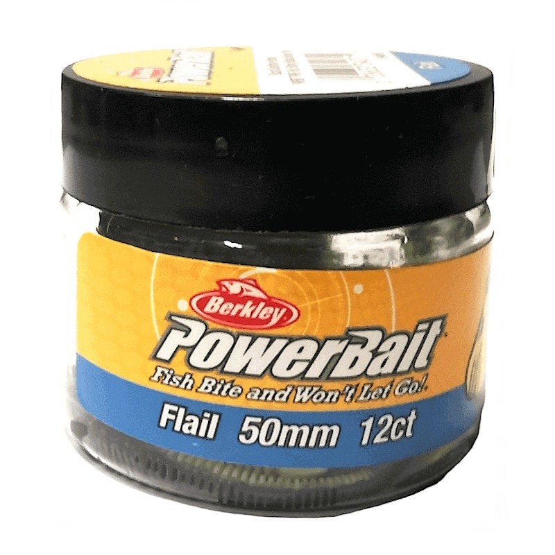 Berkley PowerBait Flail Green/Yellow Czosnek 5cm-57003