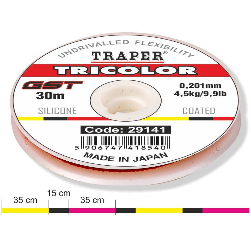 Traper Fly Żyłka GST Bicolor 30m 0.185mm-27783