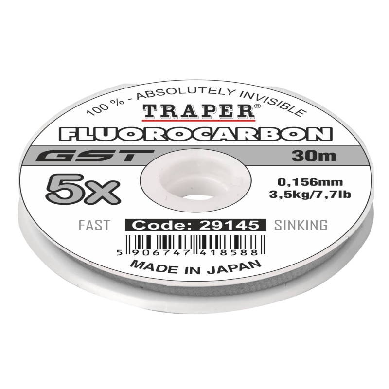 Traper Fly GST Fluorocarbon 30m 6X 0.137mm-27797