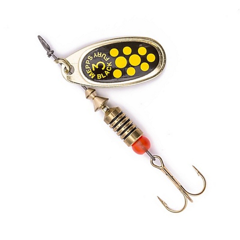 Mepps Błystka Black Fury gold/żółte 0 2g-60526