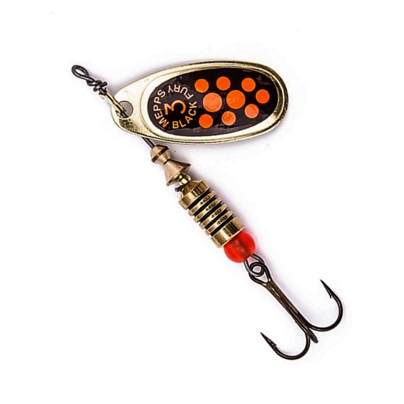 Mepps Błystka Black Fury gold/red 2 4.5g-60535