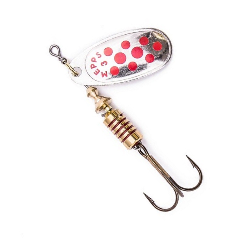 Mepps Błystka Comet Decorees silver/red 1 3.5g-60435