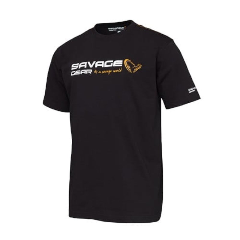 Savage Gear Koszulka Signature Logo Black INK XL-47310