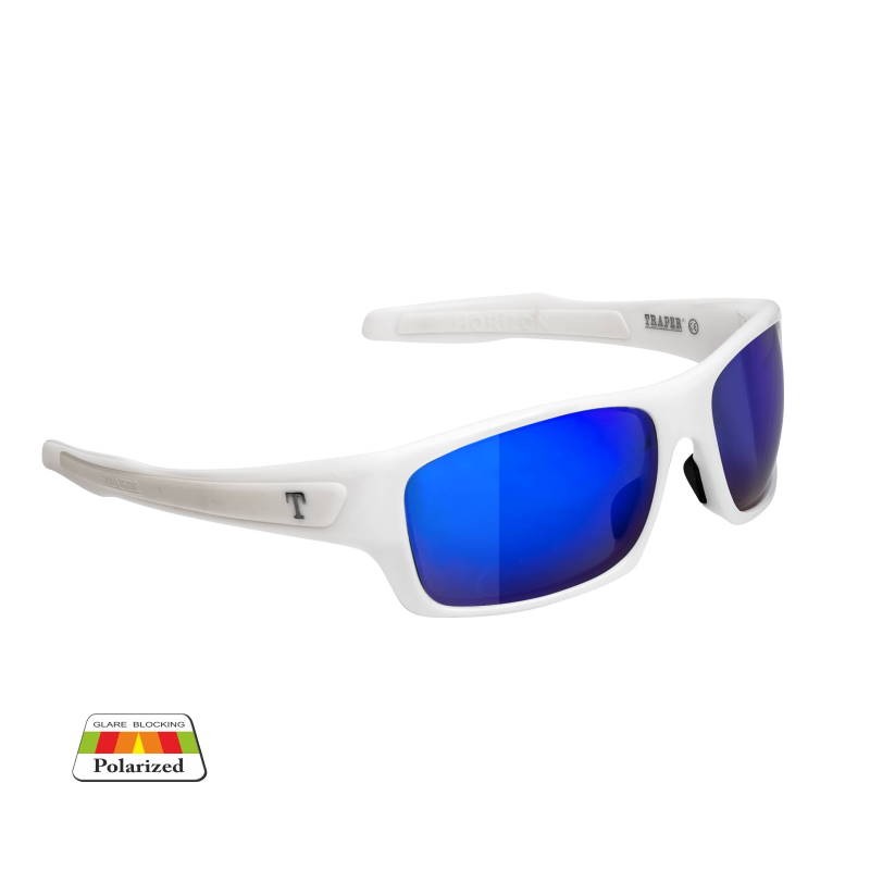 Traper Fly Okulary polaryz.Horizon White/Blue Revo-27895