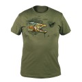 Traper Fly T-Shirt Art Trout Olive XXL-41617